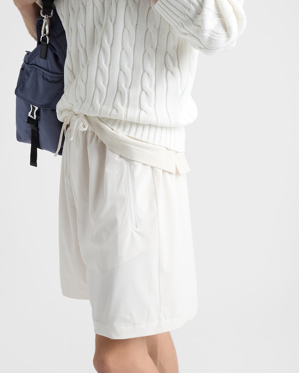 Re-Nylon Bermuda shorts - Chalk White Re-Nylon Bermuda shorts - Chalk White