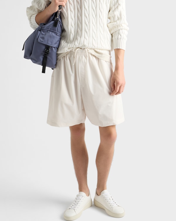 Re-Nylon Bermuda shorts - Chalk White Re-Nylon Bermuda shorts - Chalk White
