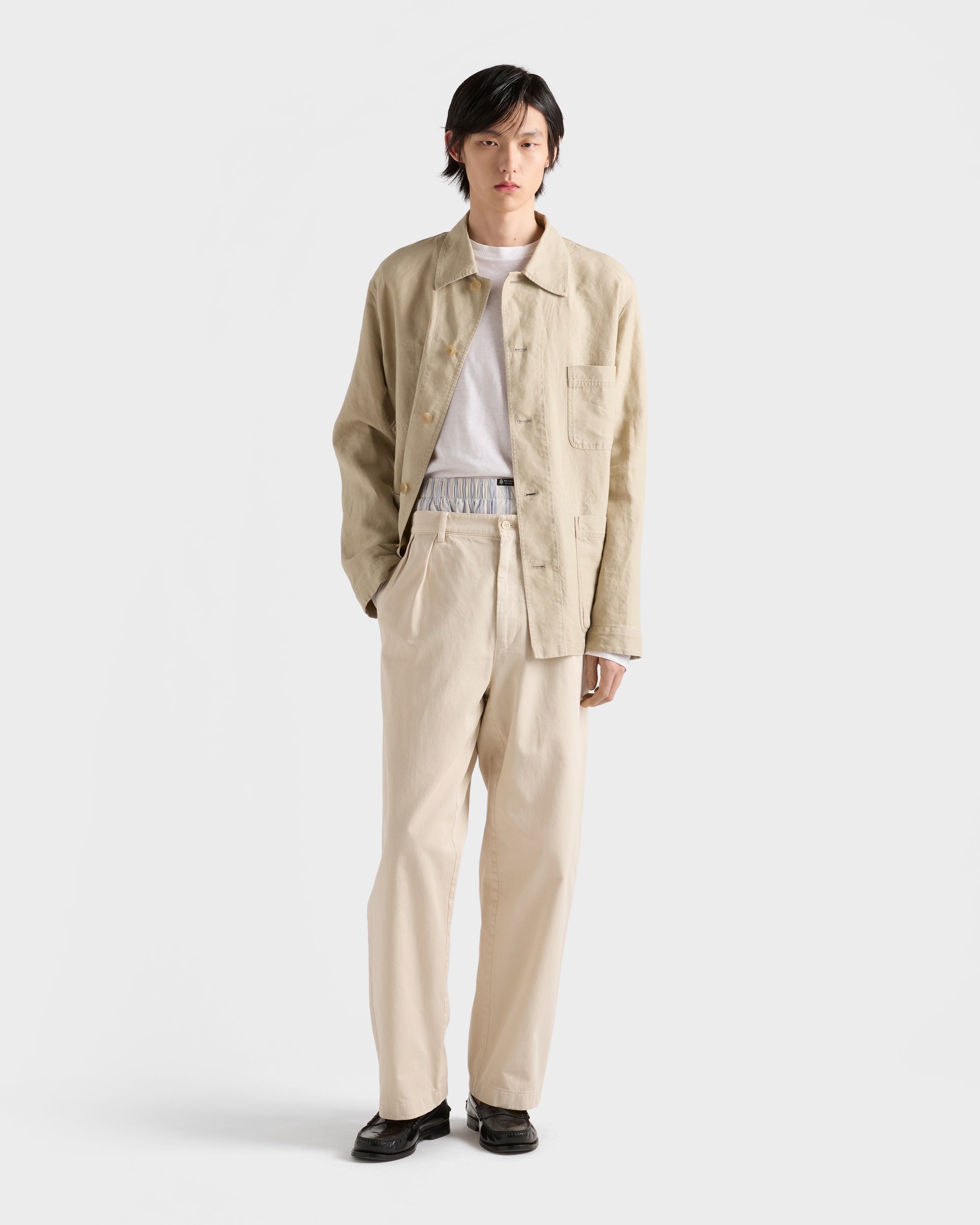 Men's Trousers And Bermudas | PRADA - Japan
