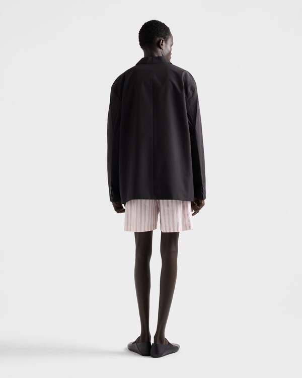 Poplin Bermuda Şort - Fildişi/Tamarind Poplin Bermuda Şort - Fildişi/Tamarind