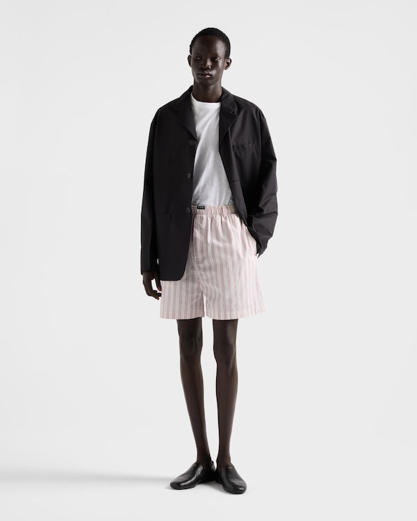 Poplin Bermuda Şort - Fildişi/Tamarind Poplin Bermuda Şort - Fildişi/Tamarind