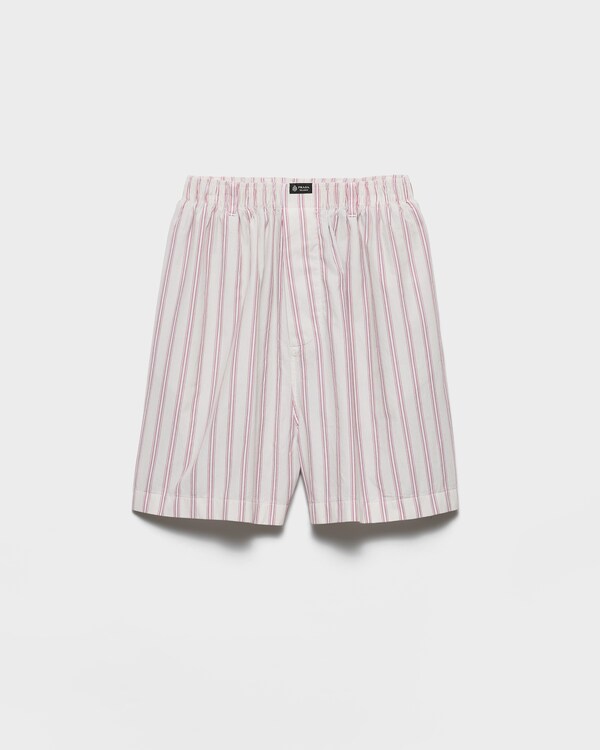 Poplin Bermuda Şort - Fildişi/Tamarind Poplin Bermuda Şort - Fildişi/Tamarind