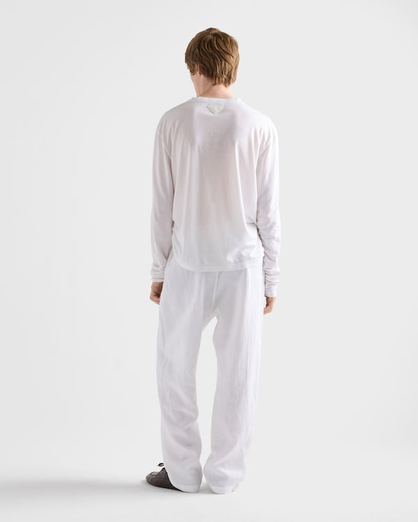 Linen pants - White Linen pants - White