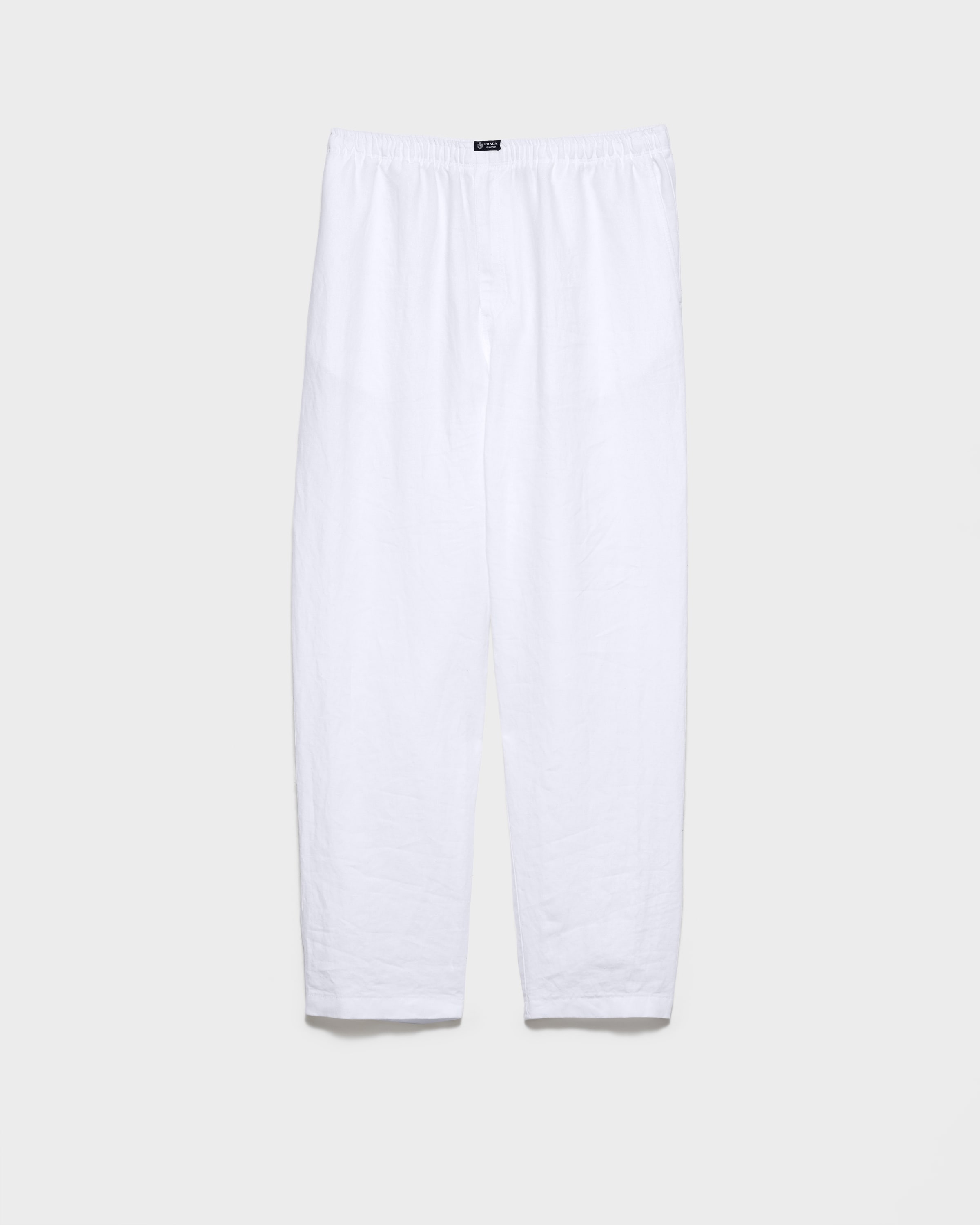White Linen Pants | PRADA - Norway