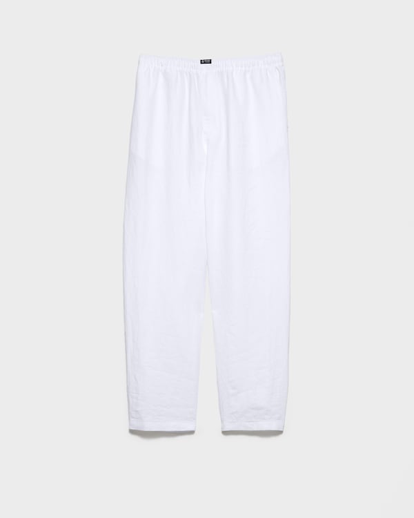 Linen pants - White Linen pants - White