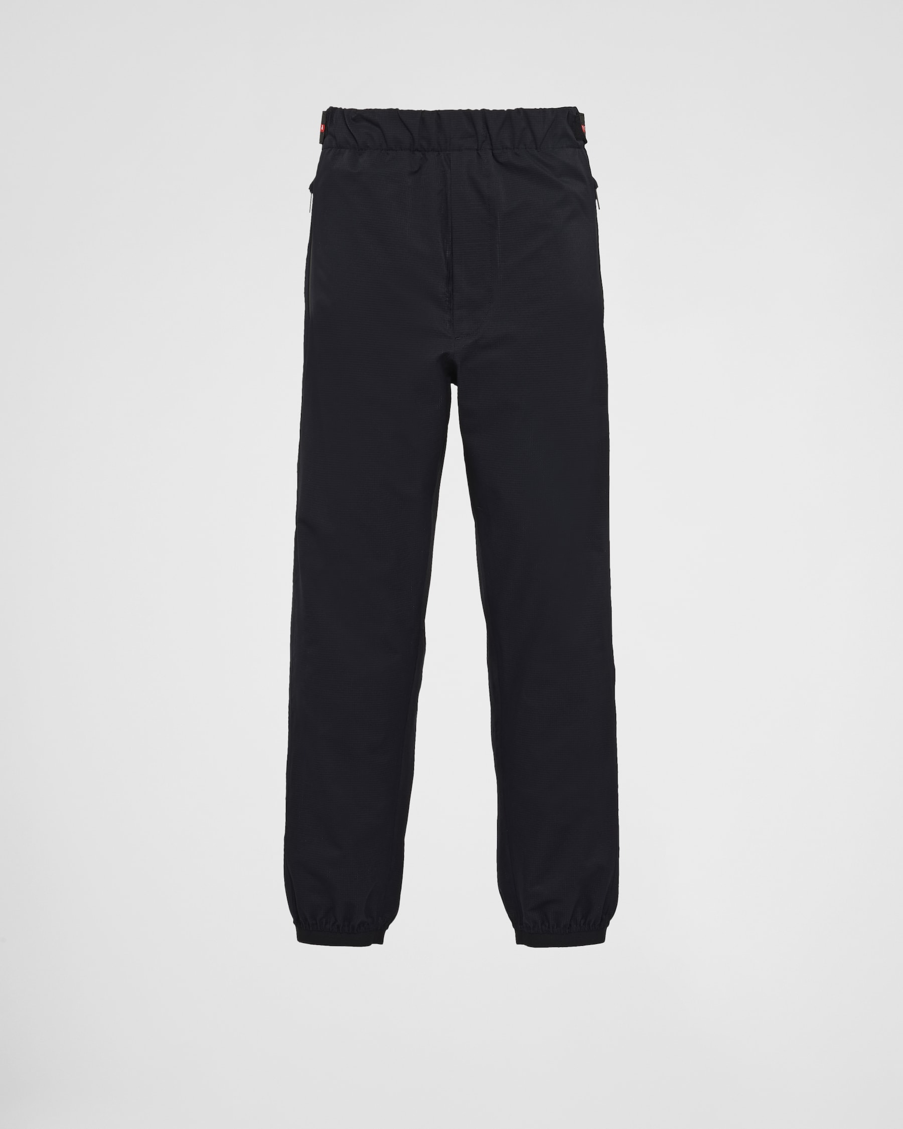 Prada Men Melange Grey Stretch Cashmere Blend Joggers