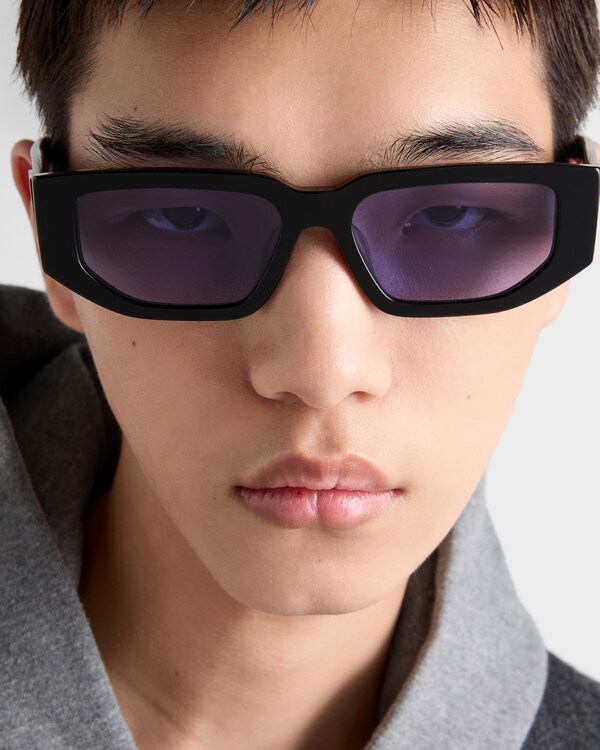 Sonnenbrille mit Triangolo-Logo - Gläser In Violett Sonnenbrille mit Triangolo-Logo - Gläser In Violett