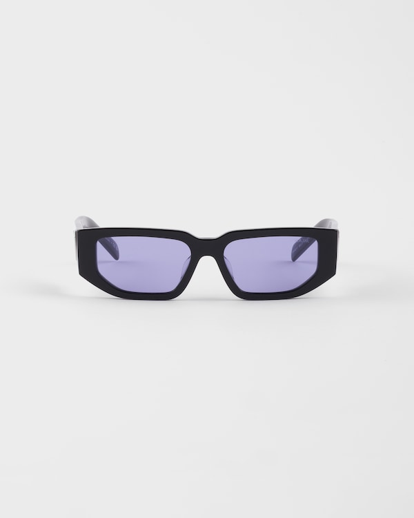 PRADAサングラス グレーレンズ トライアングルロゴ サングラス | PRADA