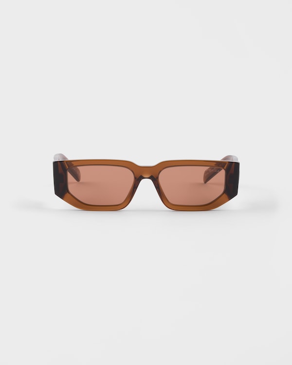Sonnenbrille mit Triangolo-Logo - Schokoladenbraune Gläser Sonnenbrille mit Triangolo-Logo - Schokoladenbraune Gläser