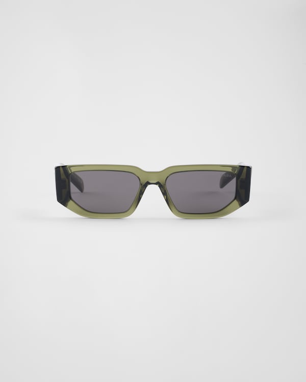 Slate Gray Lenses Sunglasses with triangle logo | PRADA
