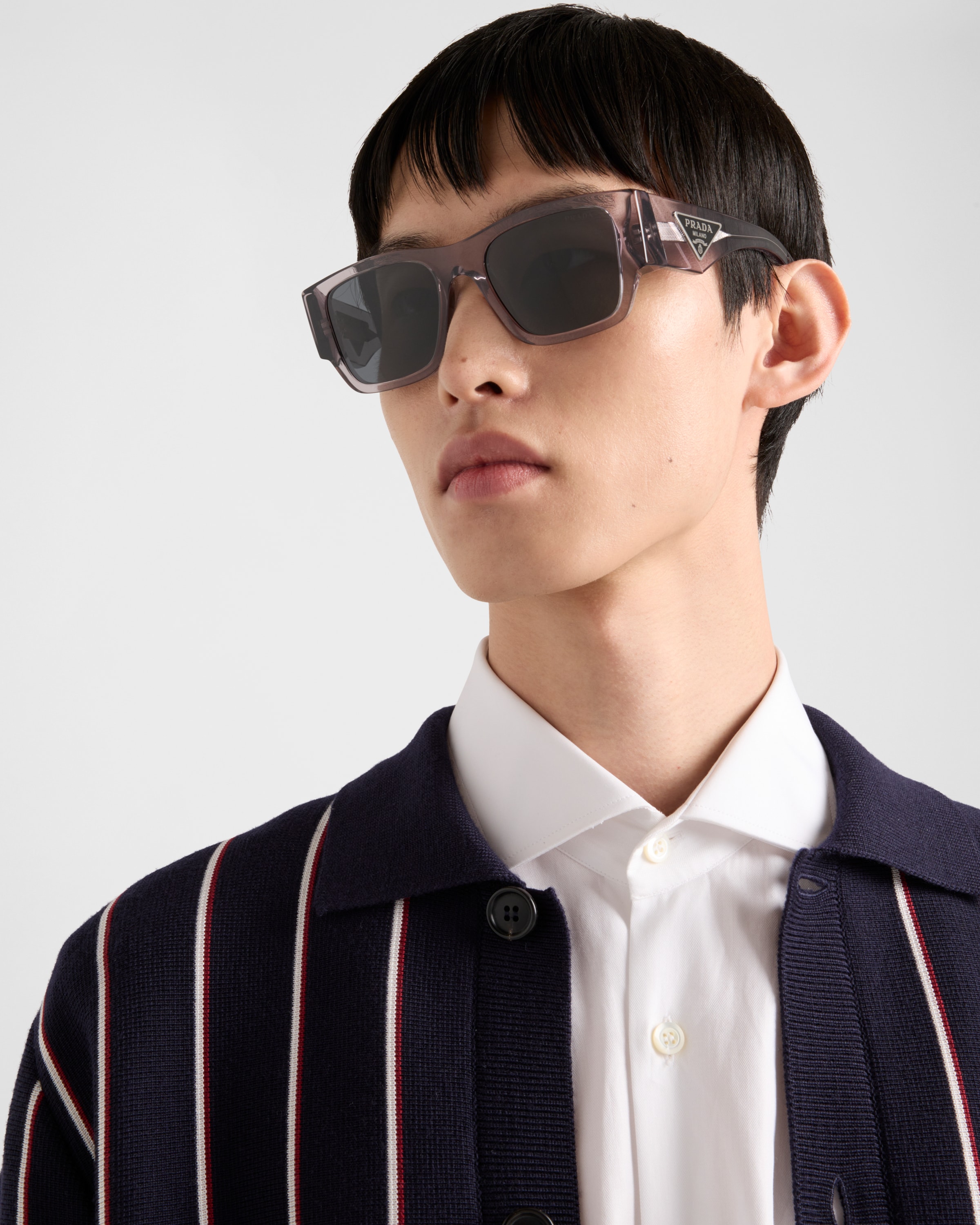 注目ブランドのギフト Prada lenses Graphite Symbole PRADA | sunglasses サングラス+メガネ