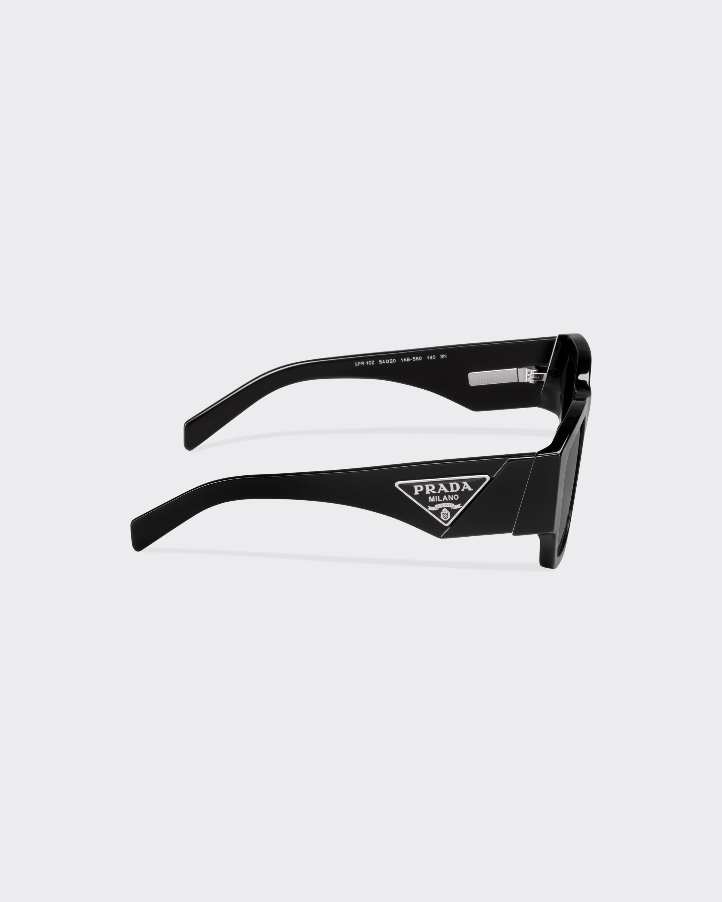 Slate Gray Lenses Sunglasses With Triangle Logo PRADA