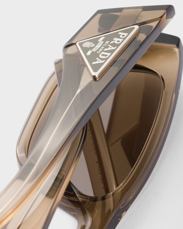 Sonnenbrille mit Triangolo-Logo - Linsenfarbe Erde Sonnenbrille mit Triangolo-Logo - Linsenfarbe Erde