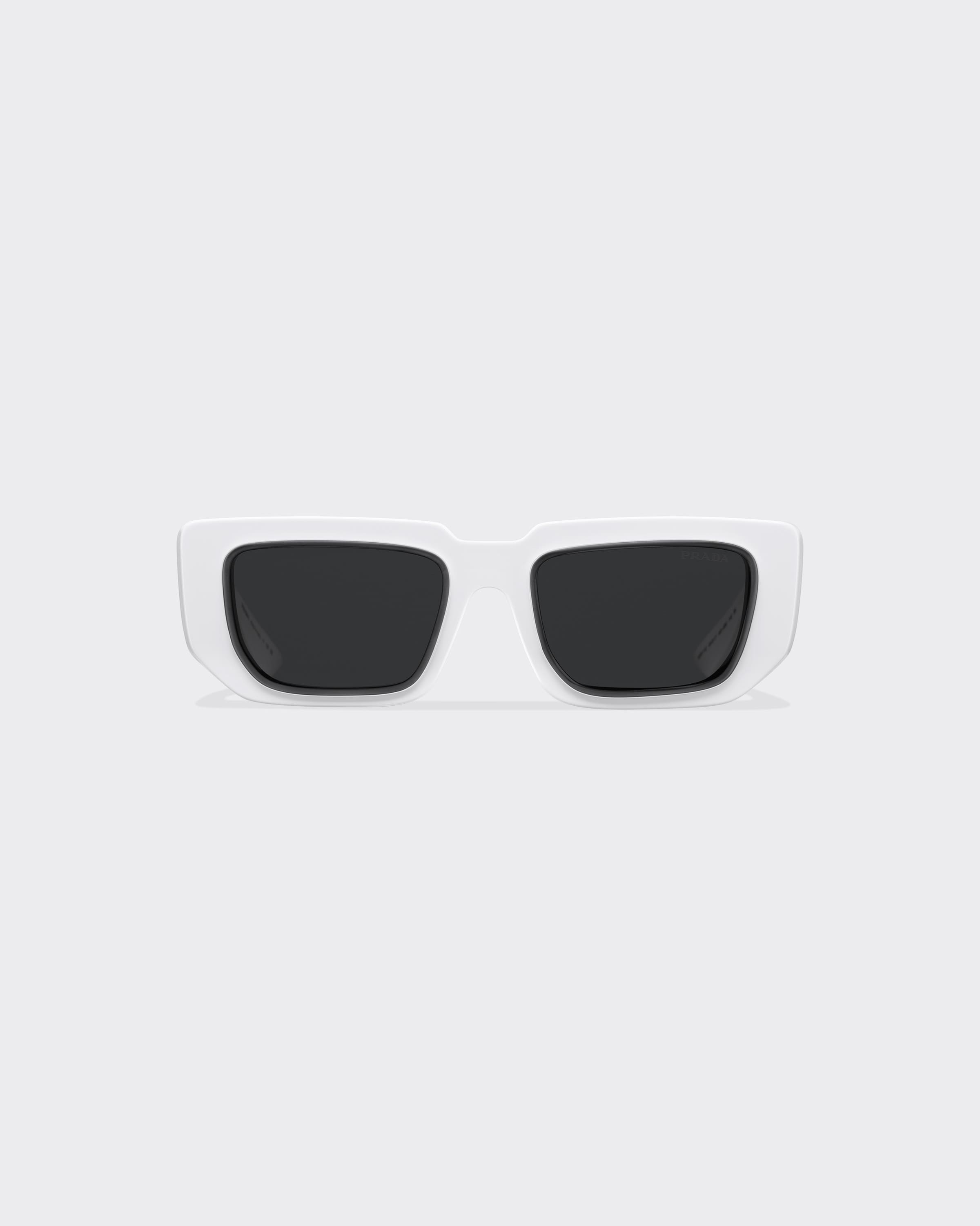 Prada black and white sale sunglasses