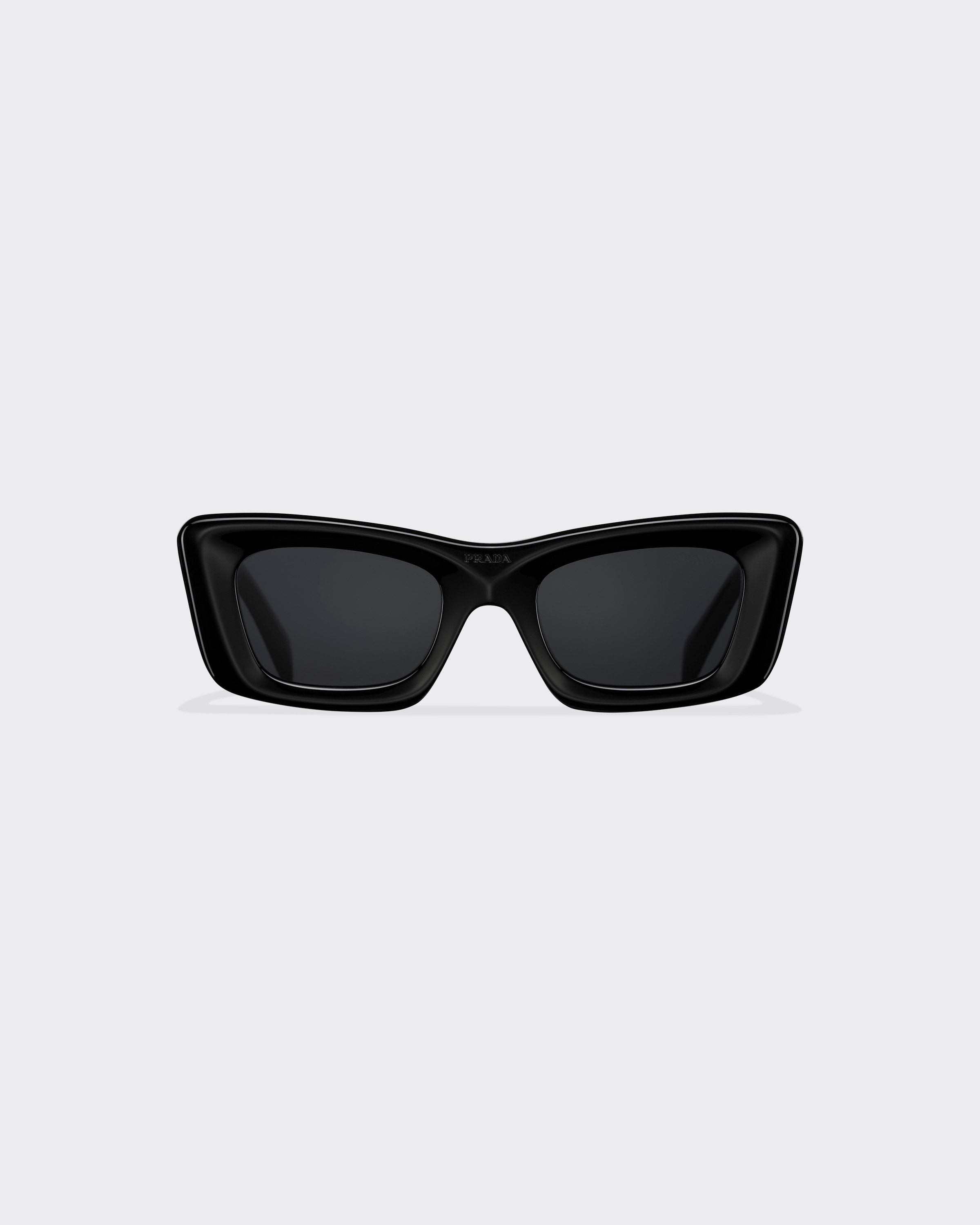 Slate Gray Lenses Sunglasses With Triangle Logo PRADA