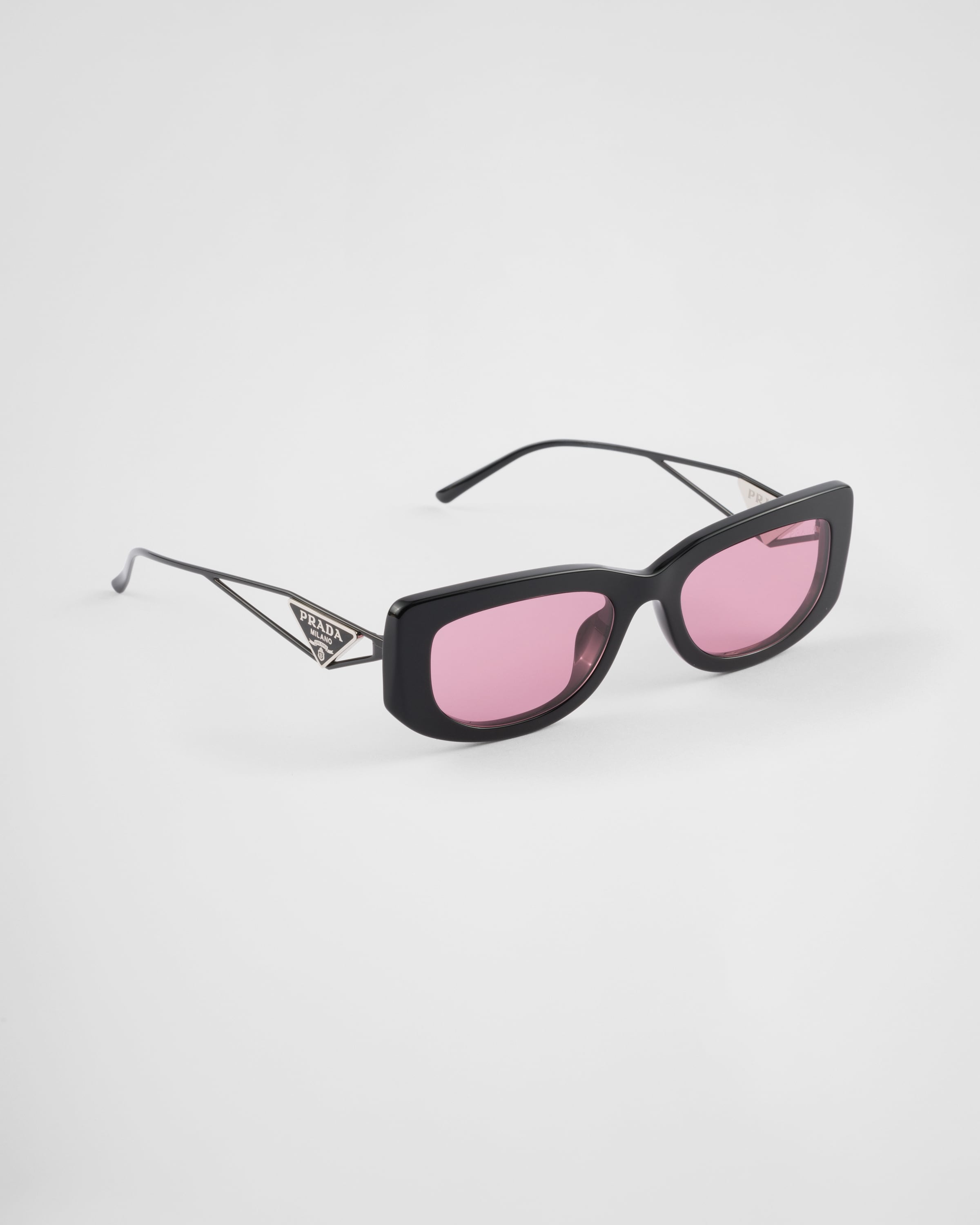 Strawberry lenses Sunglasses with triangle logo | PRADA