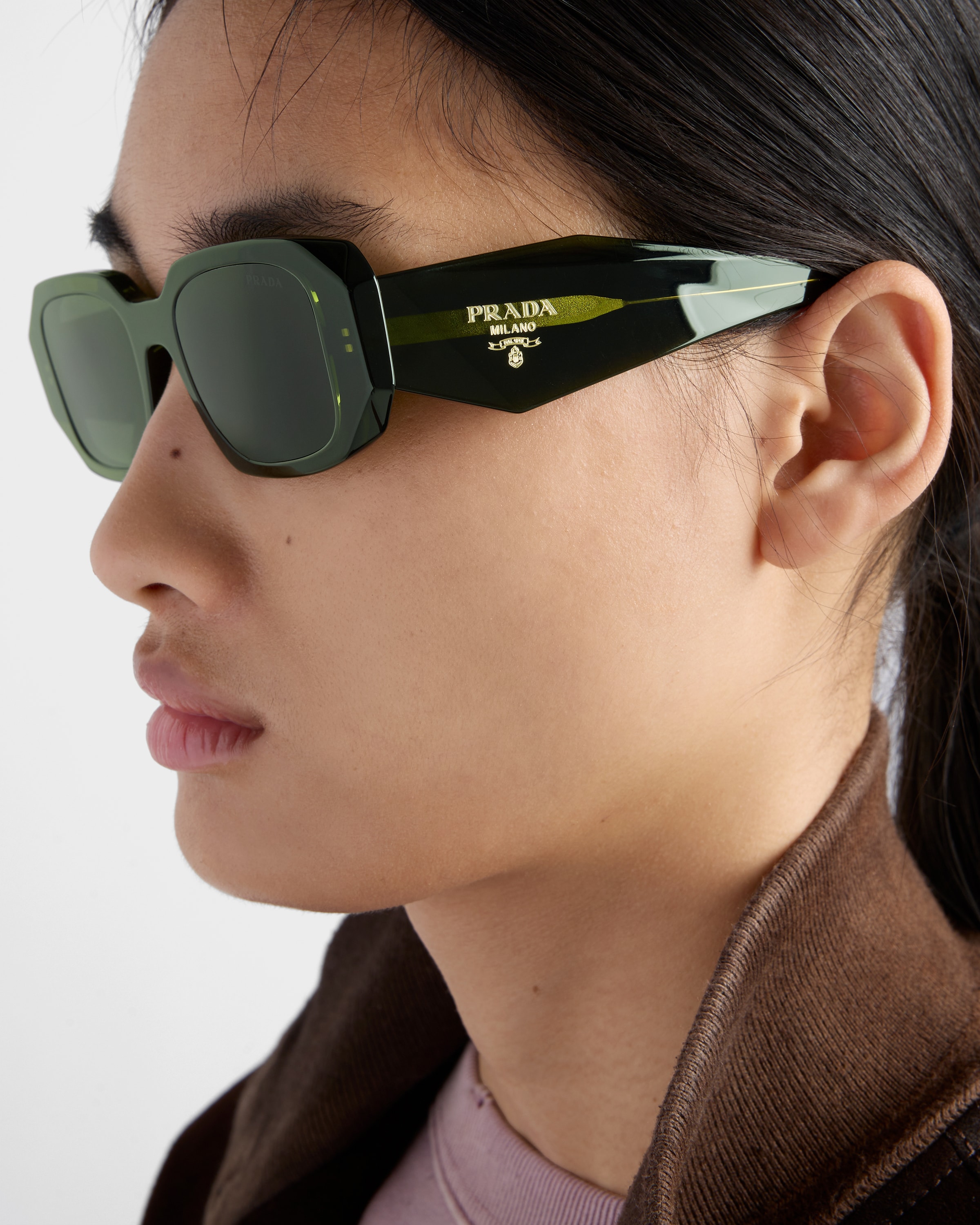 Military Green Lenses Prada Symbole sunglasses | PRADA