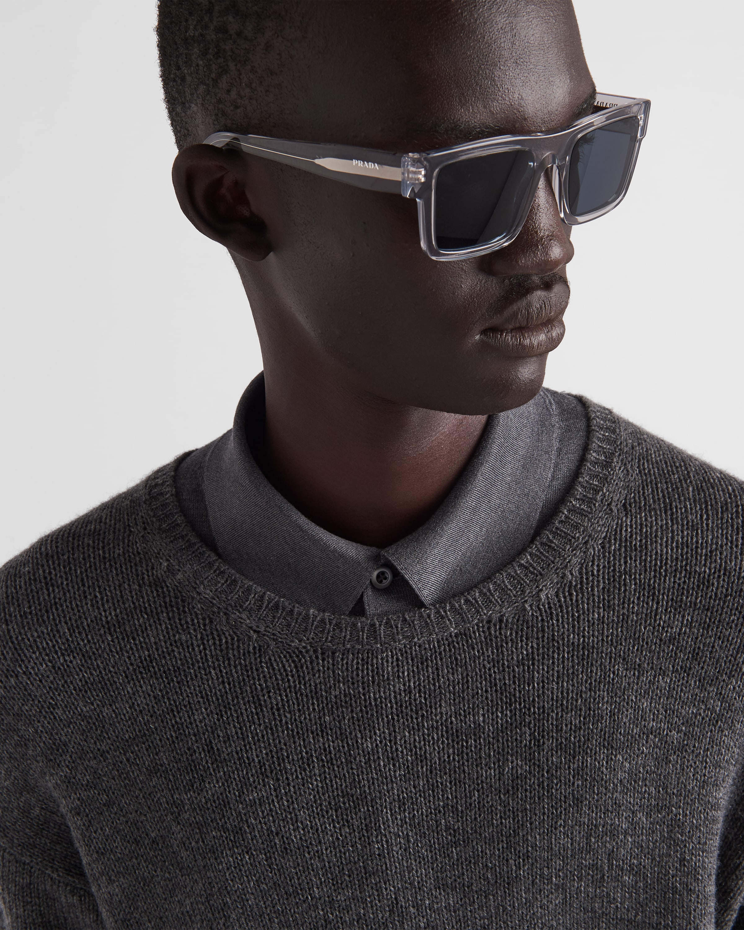 Prada mens gold sunglasses 2025