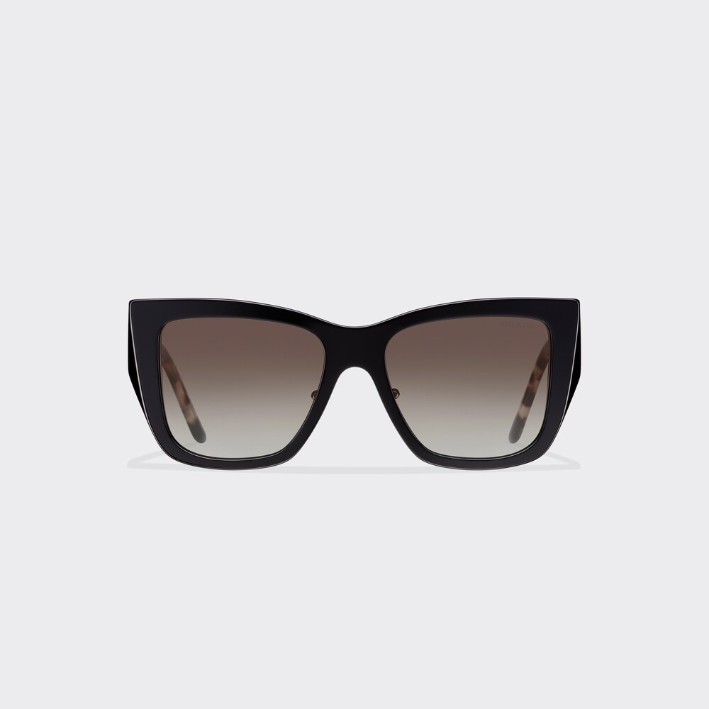 Gradient Anthracite Gray Lenses Prada Symbole sunglasses | Prada