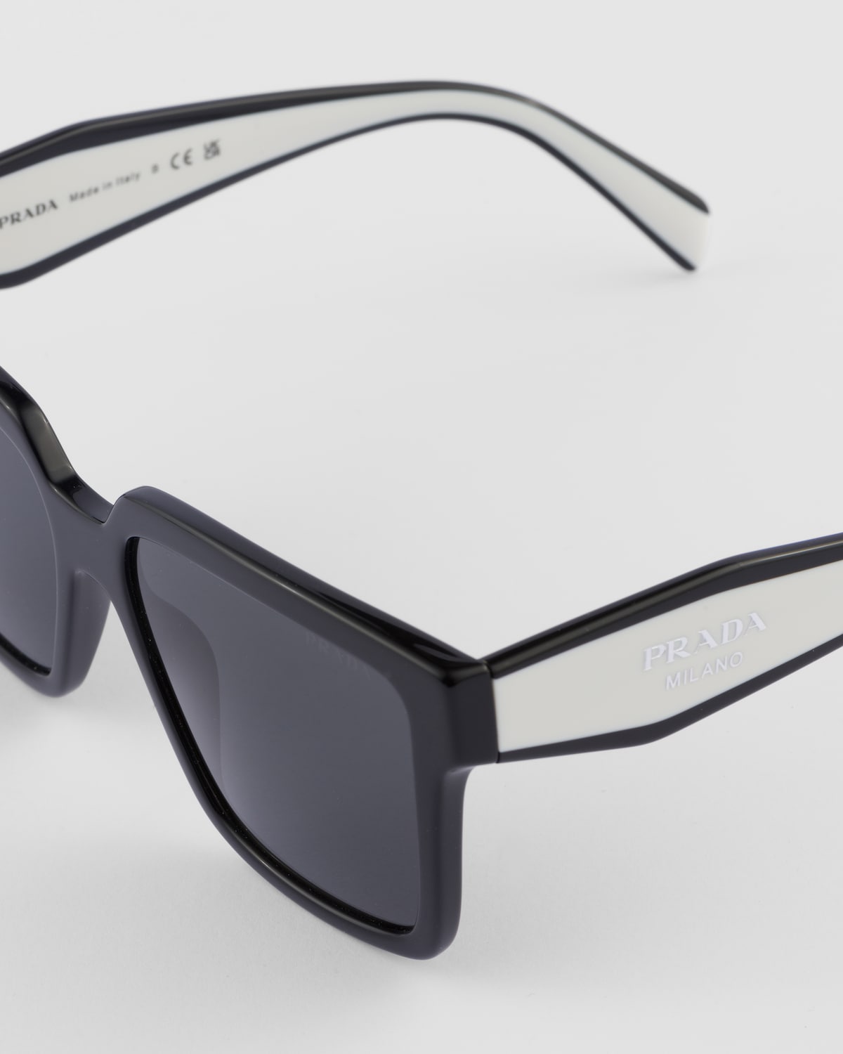 Slate Gray Lenses Sunglasses With Prada Logo PRADA