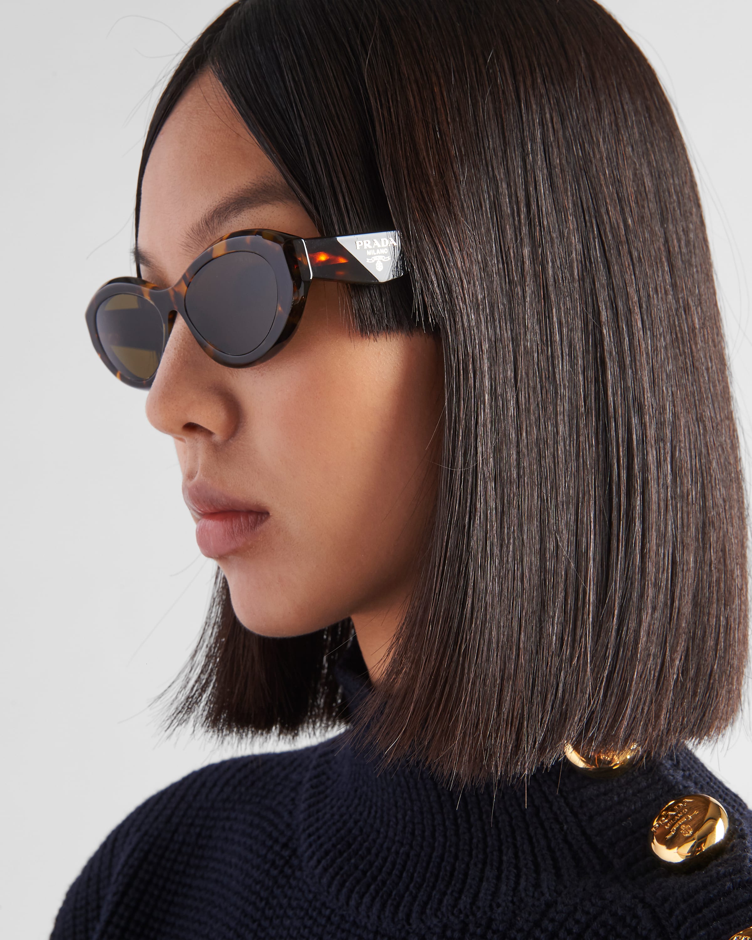 Loden Green Lenses Prada Symbole Sunglasses PRADA