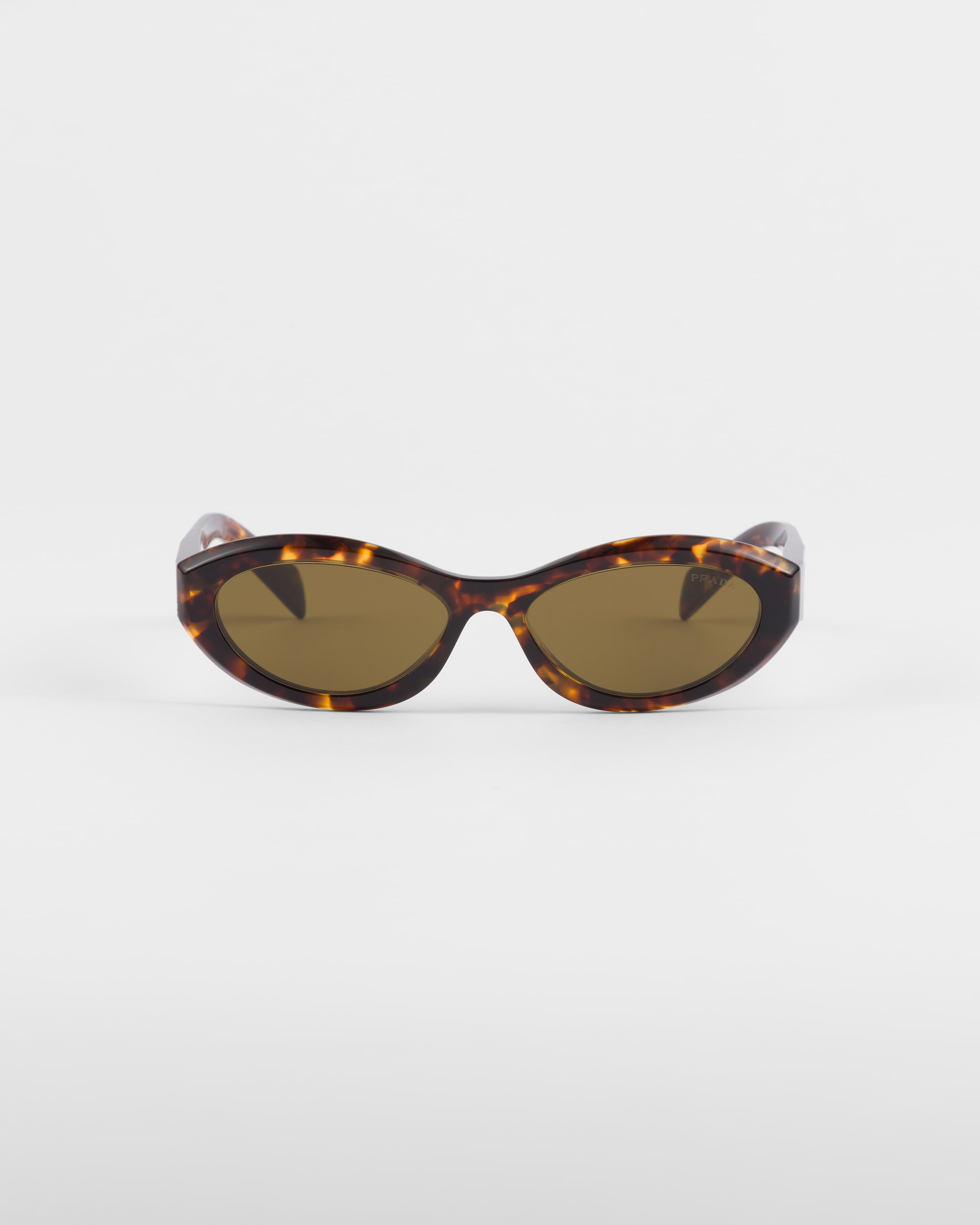 Prada Catwalk Cat-eye Acetate Sunglasses In Loden Green Lenses