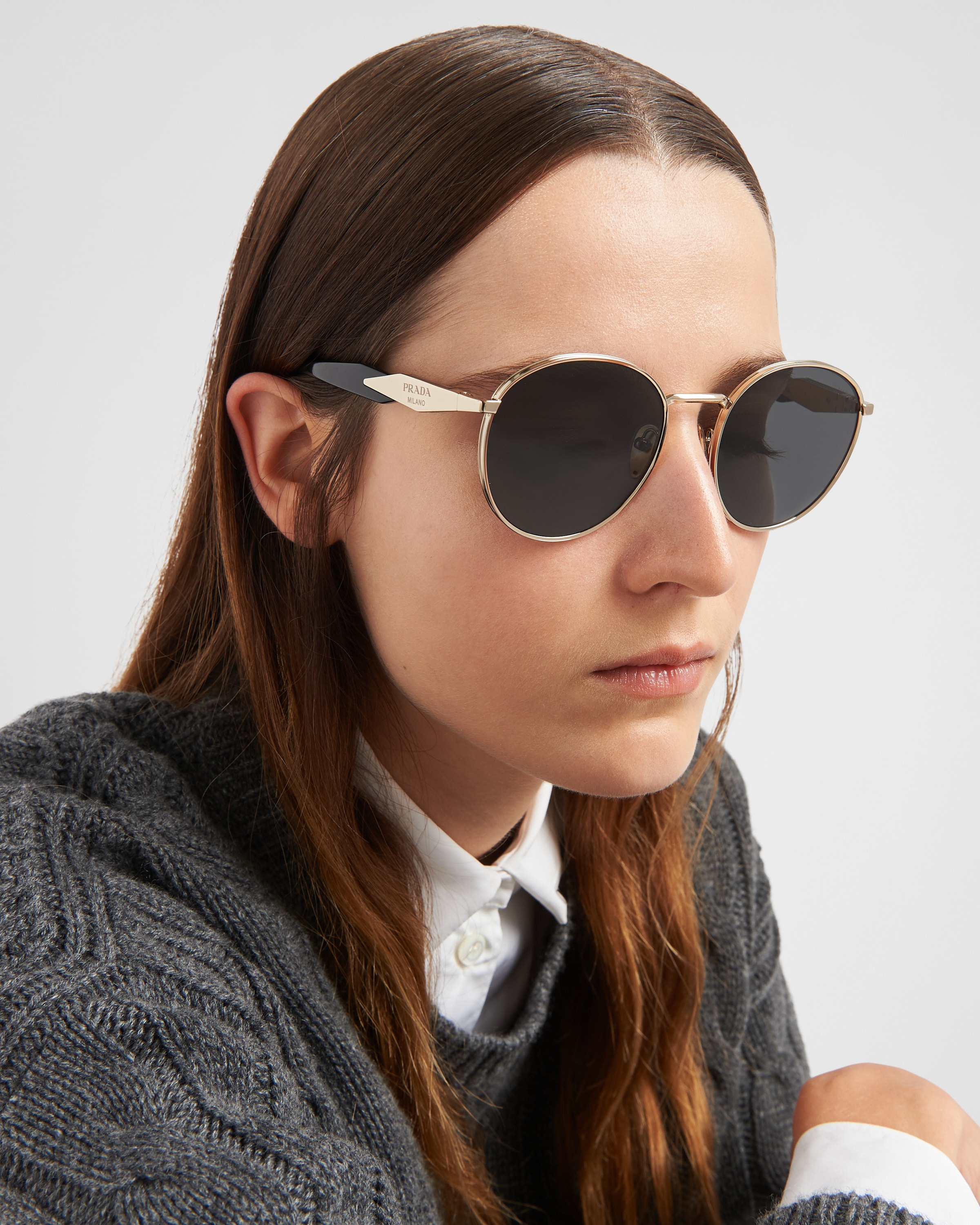 Slate Gray Lenses Prada Eyewear Collection sunglasses | Prada