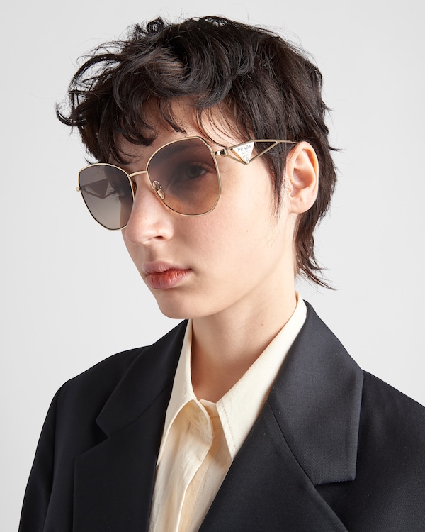 Sunglasses with triangle logo Sunglasses with triangle logo