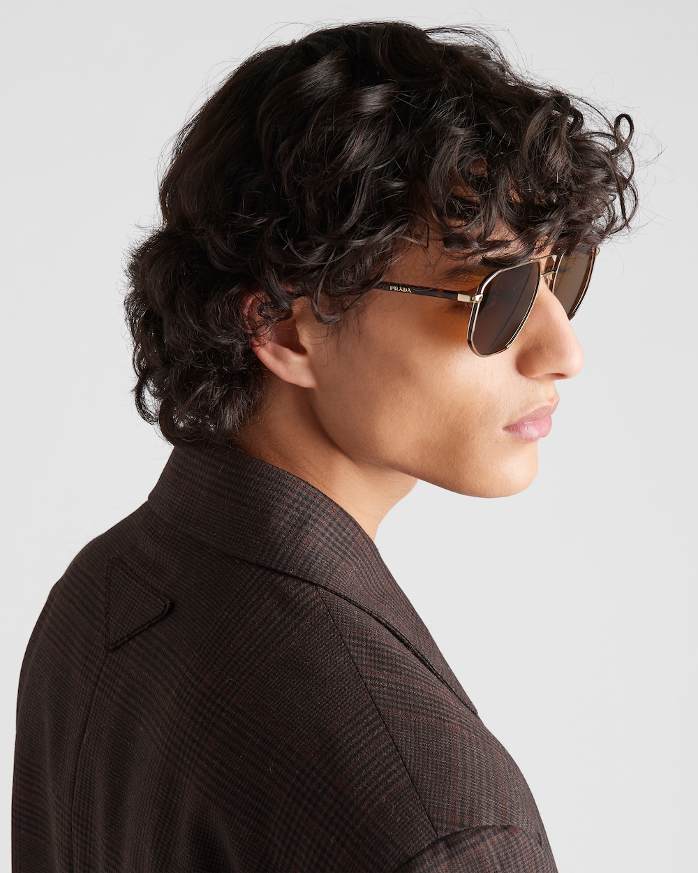 Prada Eyewear Collection Sunglasses, Men, Polarized Brown Lenses