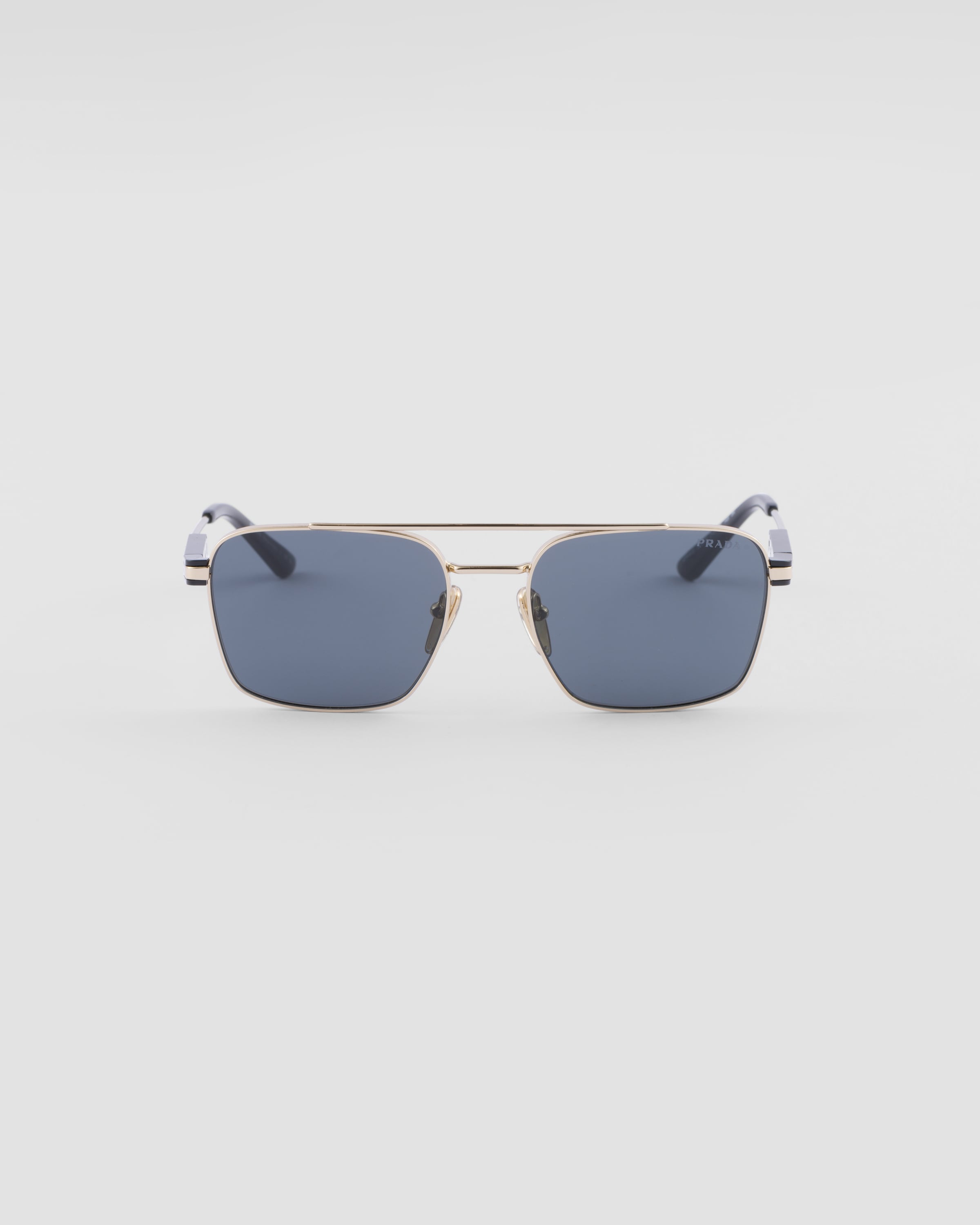 Prada Eyewear Collection Pilot-frame Sunglasses In Graphite Lenses