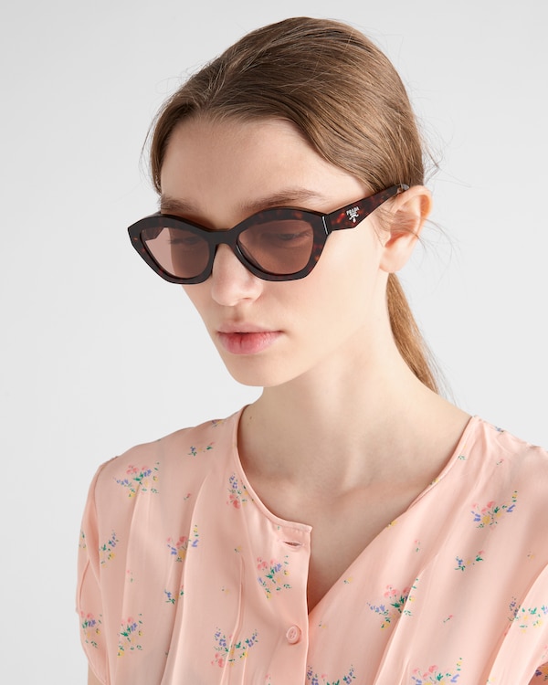 Sunglasses with Prada logo - Mahoghany lenses Sunglasses with Prada logo - Mahoghany lenses