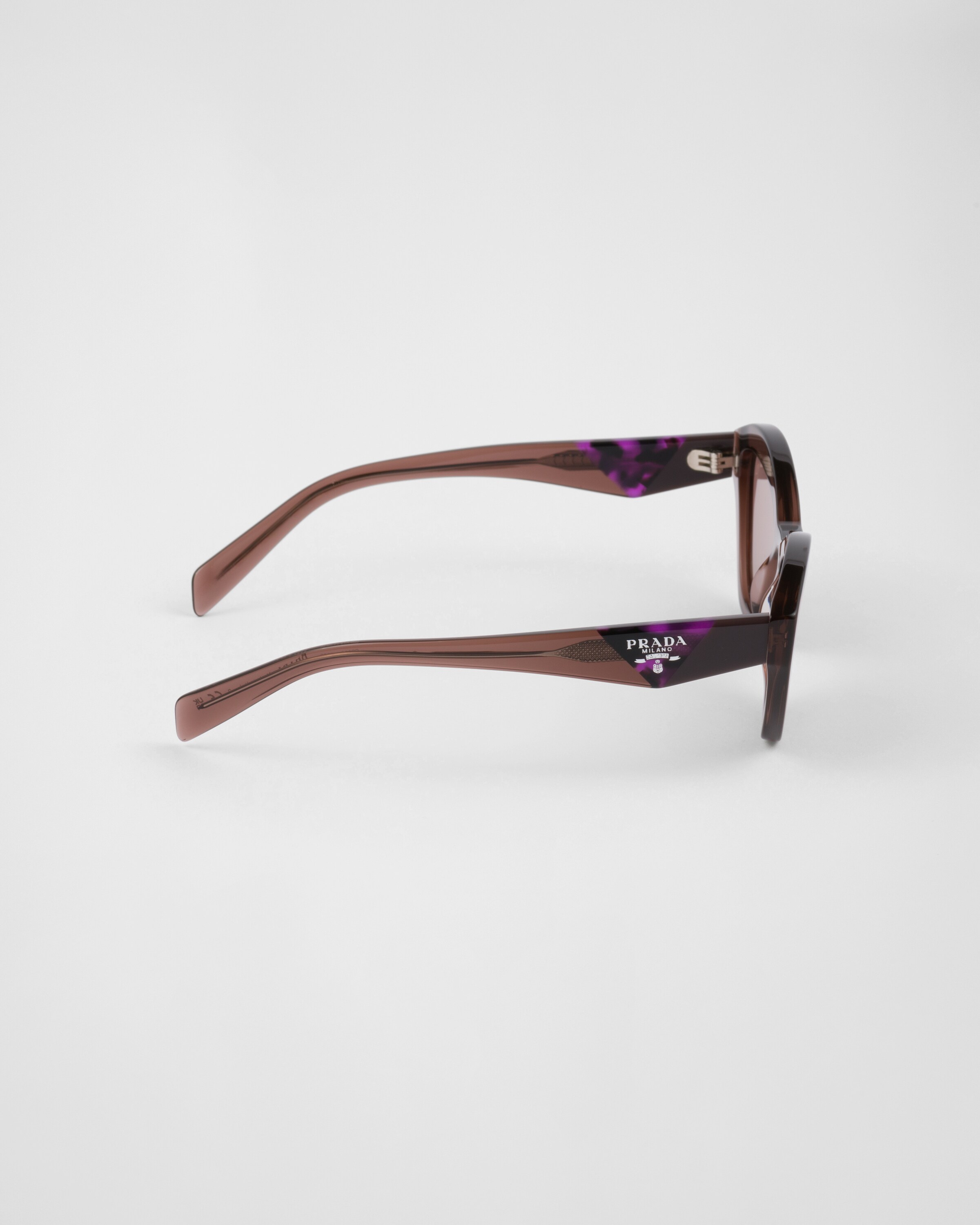 Mahoghany Lenses Sunglasses With Prada Logo | PRADA Mahoghany Lenses Sunglasses With Prada Logo | PRADA