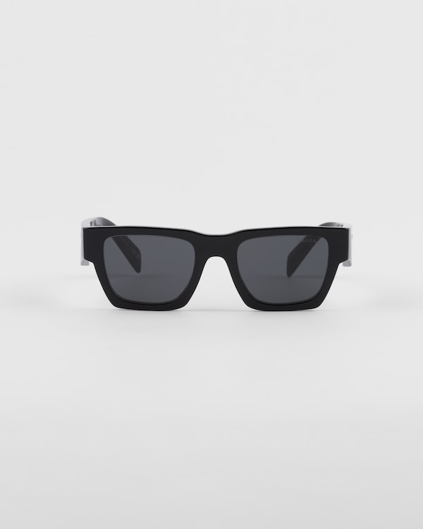 Prada Eyewear プラダ シンボル オーバルサングラス | ブラック