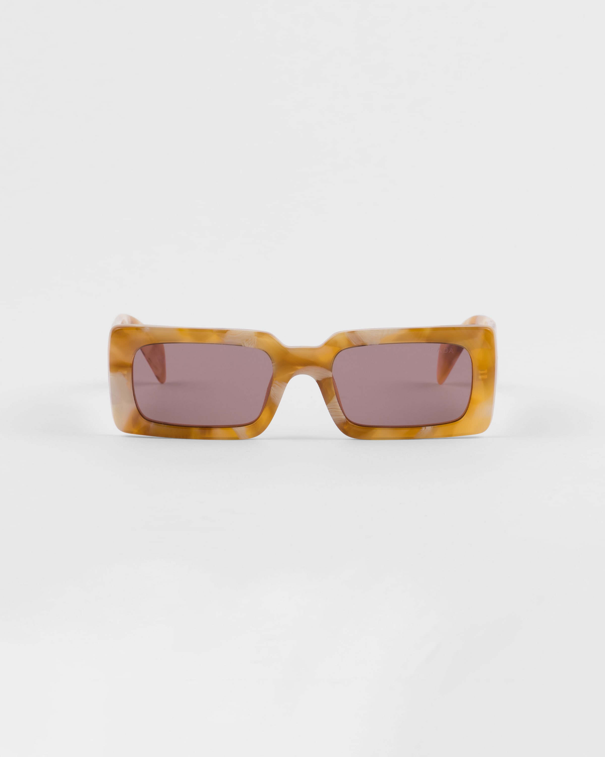 Prada PR 19ZS Geometric Square Sunglasses