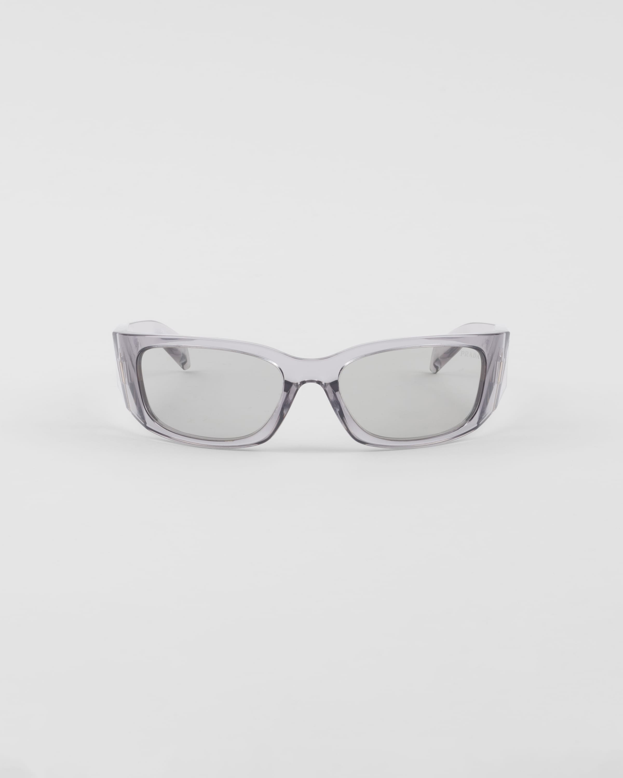 Prada Symbole Sunglasses In Light Grey Lenses