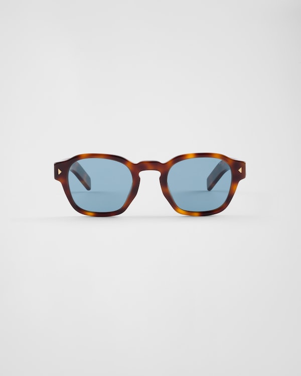 本物保証!  iconic the with Sunglasses lenses Honey metal PRADA | plaque 小物