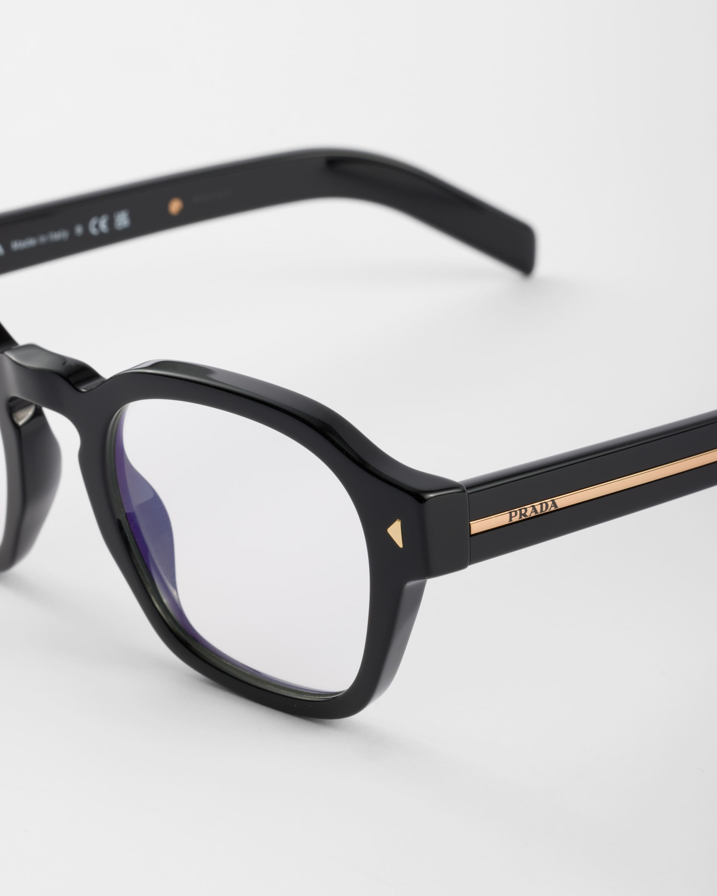 Crystal lenses Sunglasses with the iconic metal plaque | PRADA