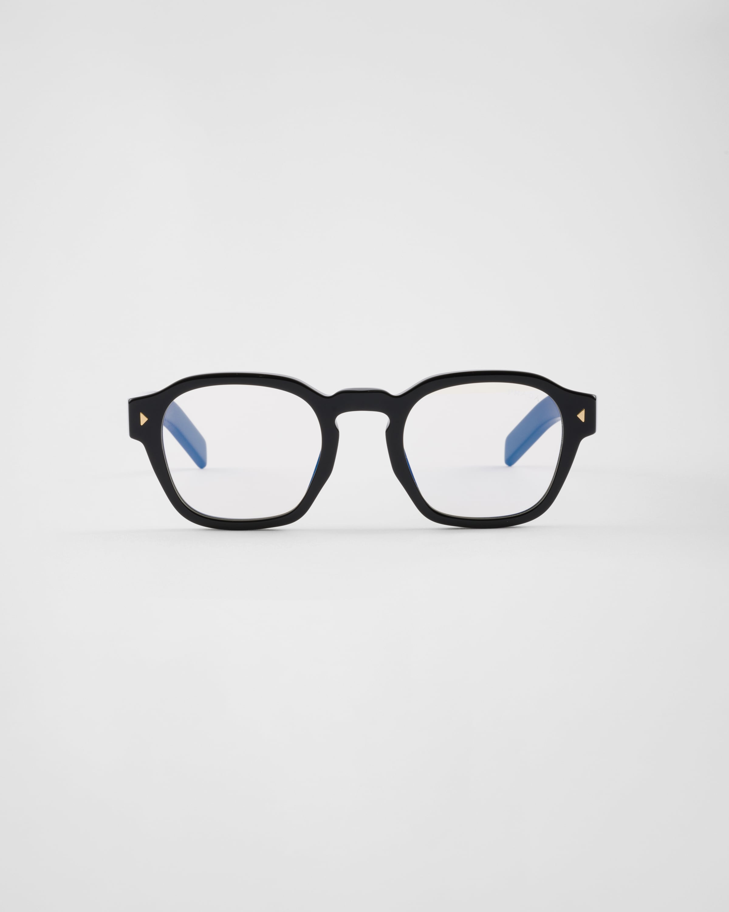 Prada Sunglasses With The Iconic Metal Plaque In Crystal Lenses