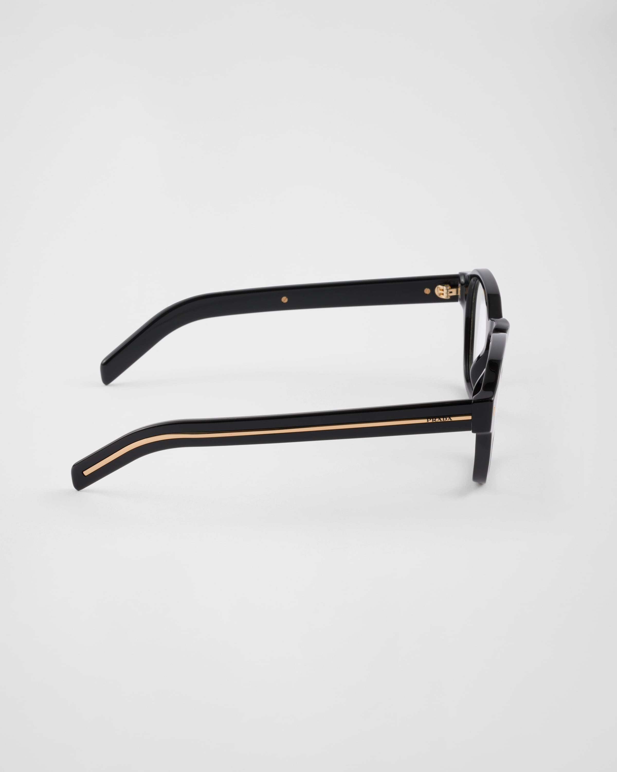 Prada Sunglasses With The Iconic Metal Plaque In Crystal Lenses