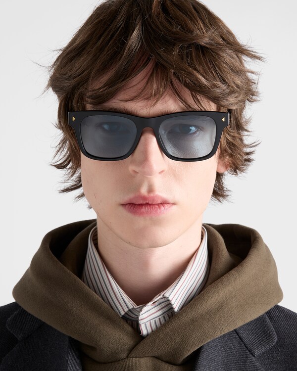 Sunglasses with the iconic metal plaque - Turquoise Lenses Sunglasses with the iconic metal plaque - Turquoise Lenses