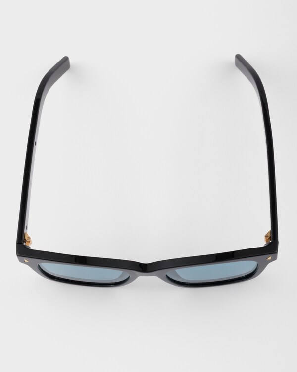 Sunglasses with the iconic metal plaque - Turquoise Lenses Sunglasses with the iconic metal plaque - Turquoise Lenses