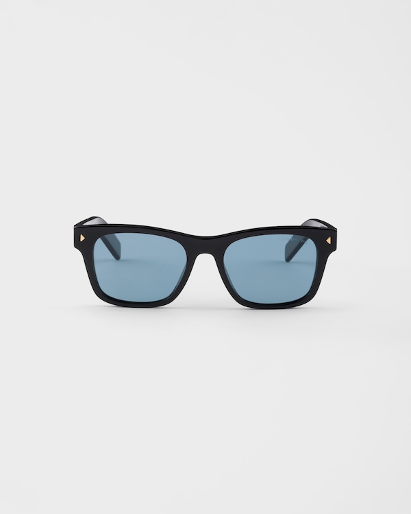 Sunglasses with the iconic metal plaque - Turquoise Lenses Sunglasses with the iconic metal plaque - Turquoise Lenses