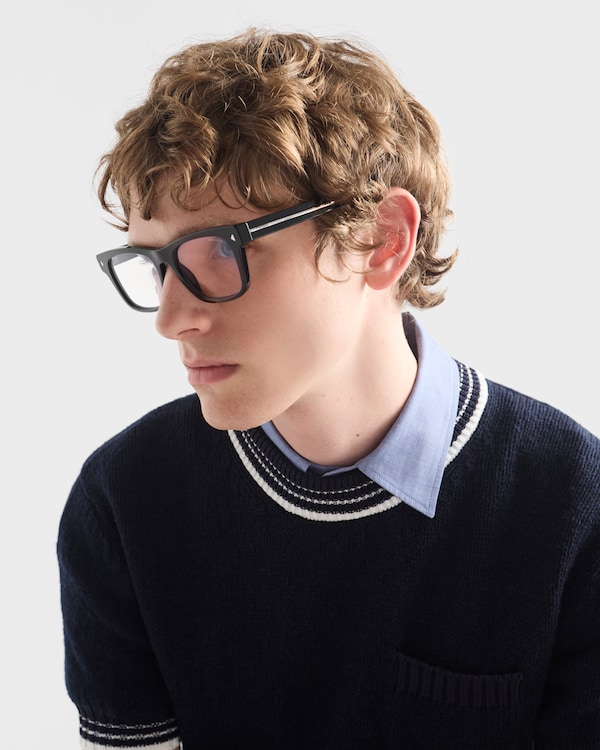 Gafas de sol con una icónica placa de metal - Lentes de cristal Gafas de sol con una icónica placa de metal - Lentes de cristal