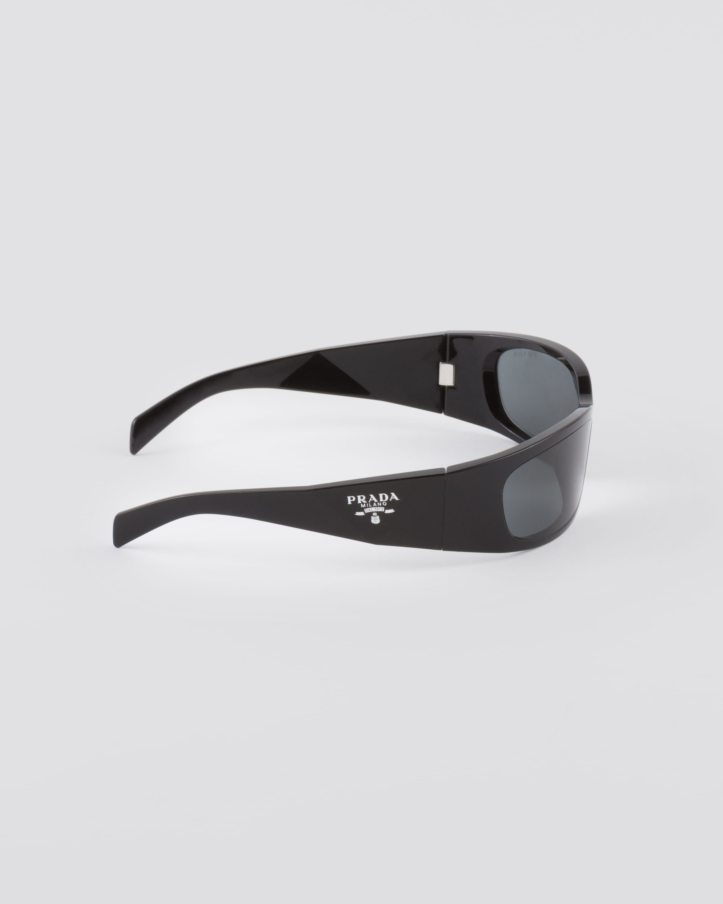 Prada Symbole Sunglasses In Slate Gray Lenses