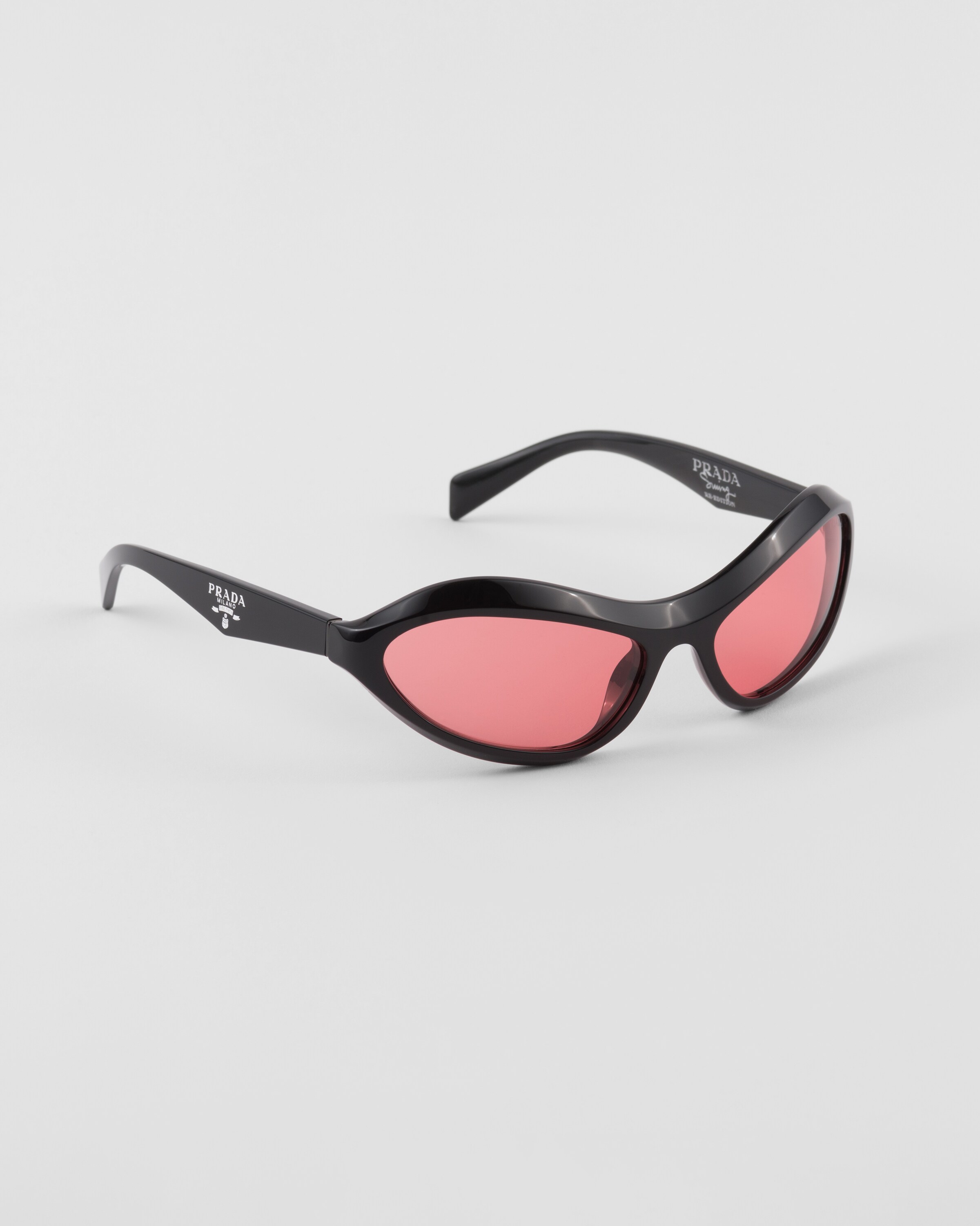 Fiery Red Lenses Prada Swing Sunglasses PRADA