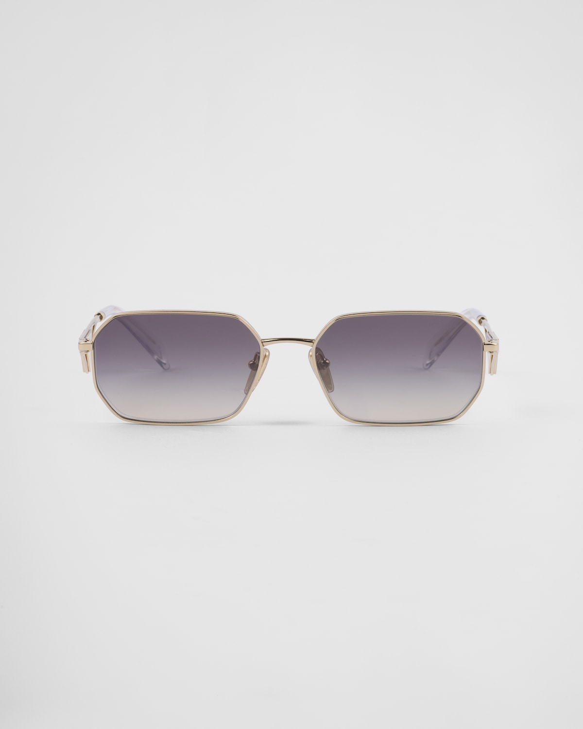Sunglasses with Prada triangle logo