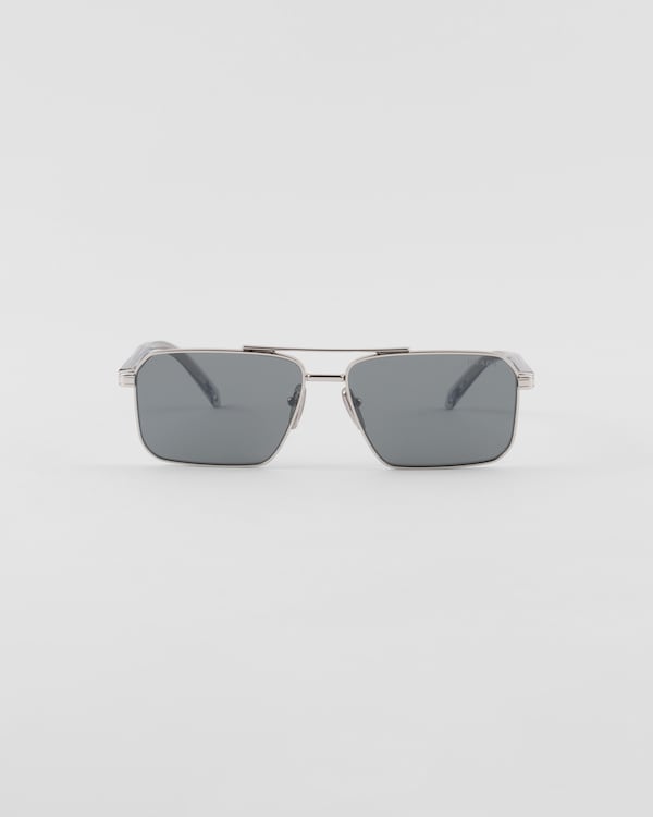 Graphite lenses Prada Symbole sunglasses | PRADA