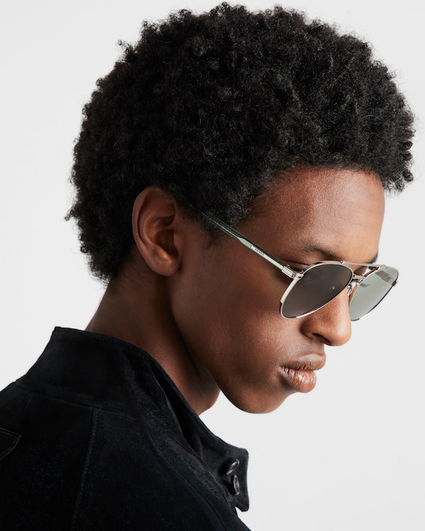 Sunglasses with Prada logo Sunglasses with Prada logo