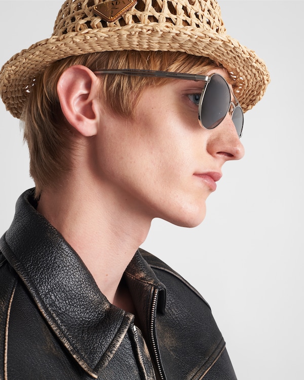 Sunglasses with Prada logo Sunglasses with Prada logo