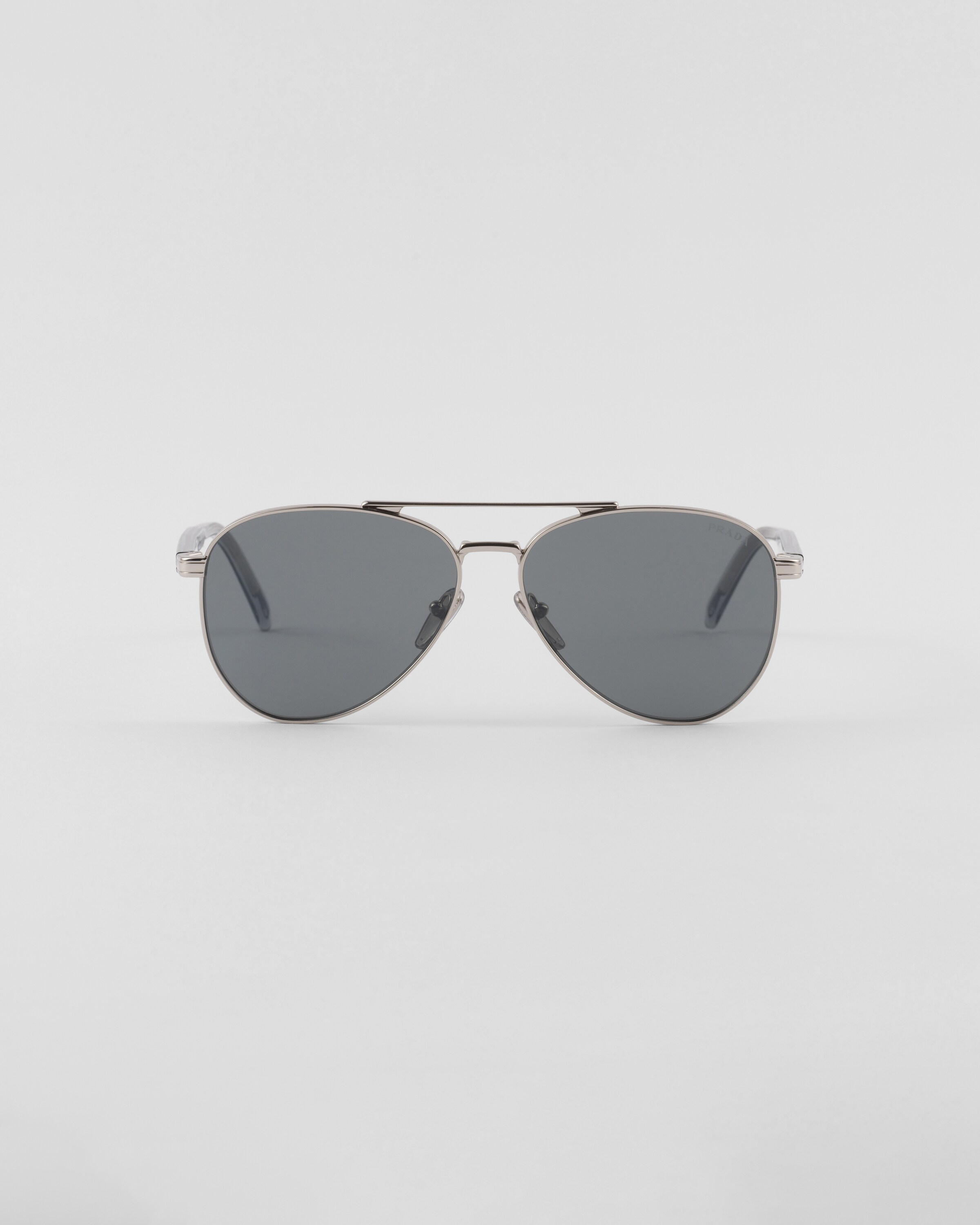 Sunglasses With Prada Logo, Man, Dark Gray Lenses